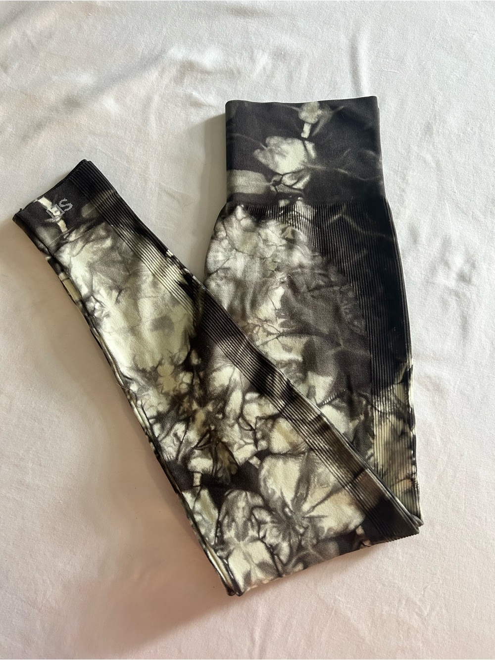 SET Active Tie-Dye Leggings - grey & mint